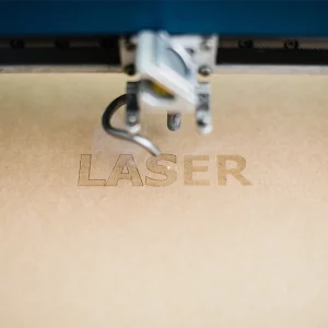 phoenix laser engraving - cardboard engraved