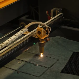 cutting leather with laser